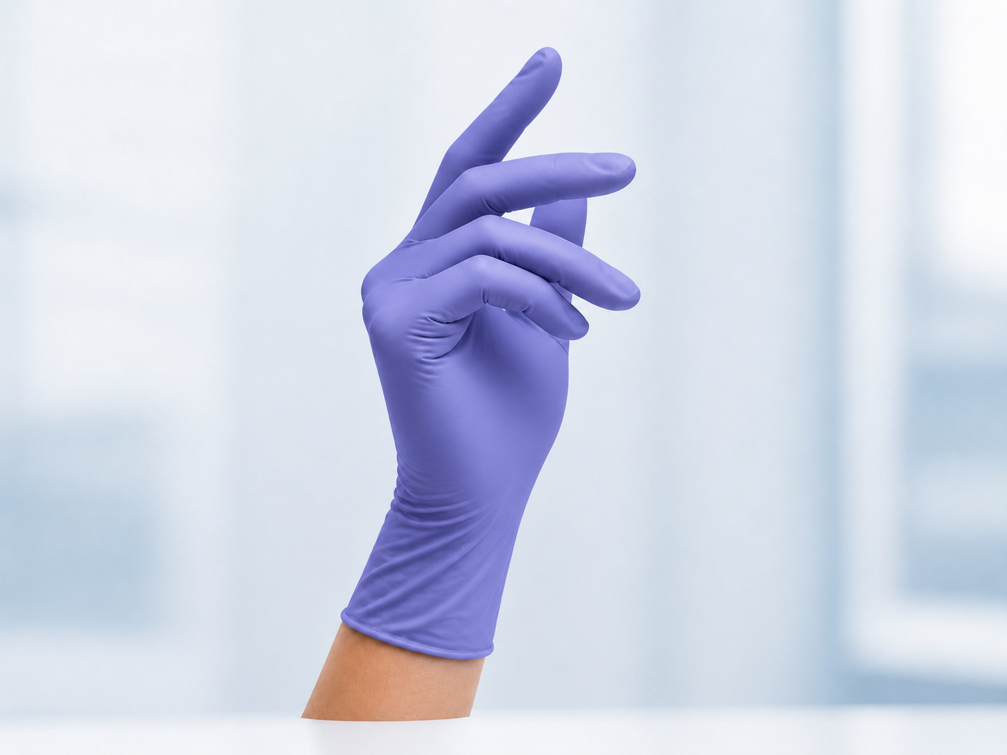 Blurple Powder-Free Nitrile Gloves
