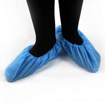 Disposable Overshoes Large Blue
