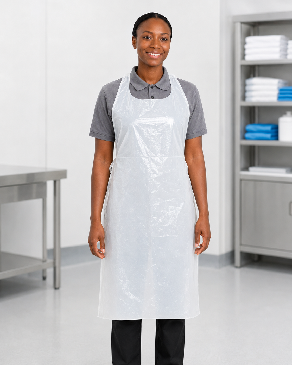 Proform Disposable Polythene Aprons On A Roll 200 Pack