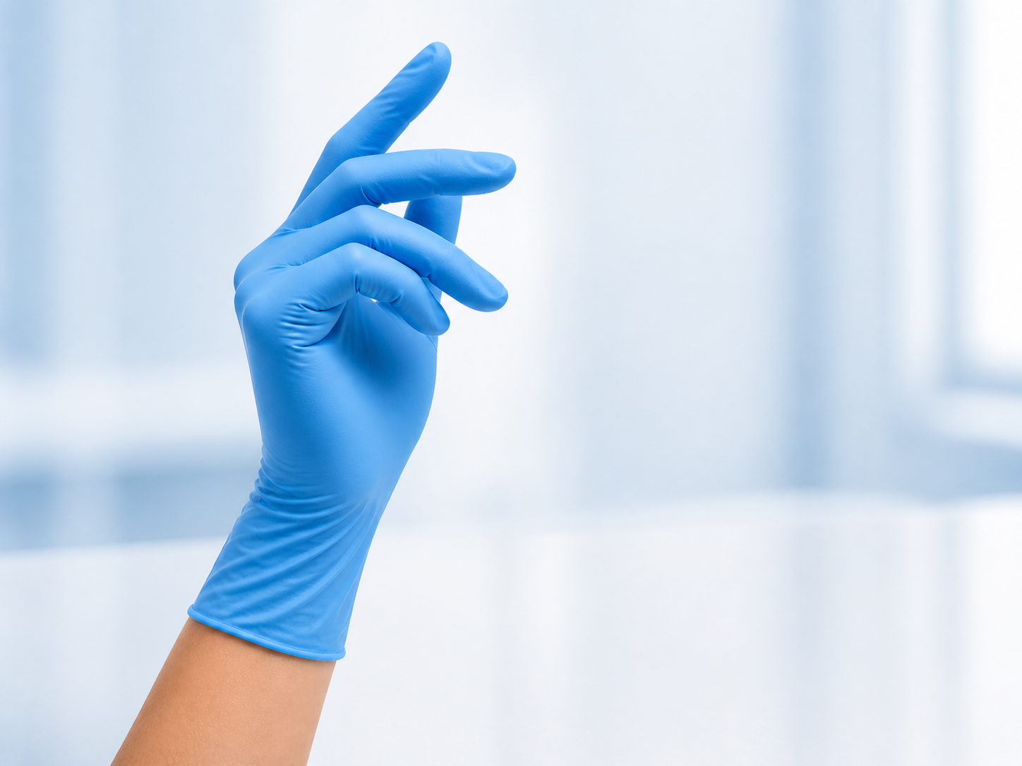 Superior Blue Powder-Free Nitrile Gloves